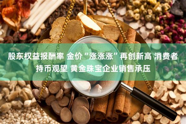 股东权益报酬率 金价“涨涨涨”再创新高 消费者持币观望 黄金珠宝企业销售承压