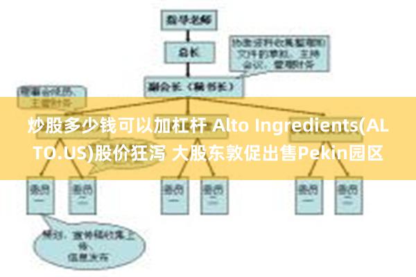 炒股多少钱可以加杠杆 Alto Ingredients(ALTO.US)股价狂泻 大股东敦促出售Pekin园区