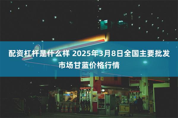 配资杠杆是什么样 2025年3月8日全国主要批发市场甘蓝价格行情